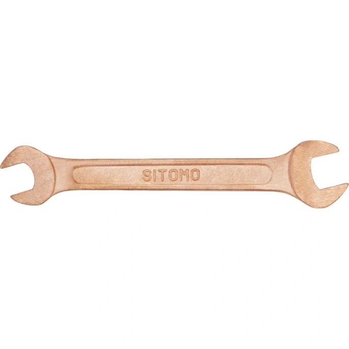 Двусторонний рожковый гаечный ключ SITOMO 16x17 омедненный 1087662