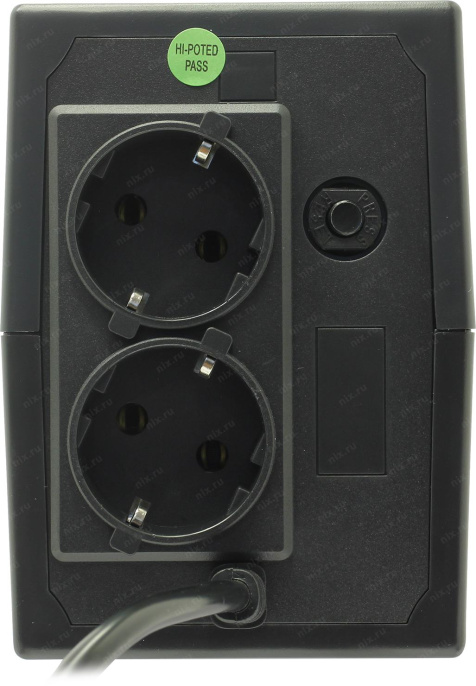 ИБП ExeGate Power Back BNB-450.LED.AVR.2SH 450VA/240W, LED, AVR,2*Schuko, батарея 12V 4.5Ah, металлический корпус, Black EP279215RUS