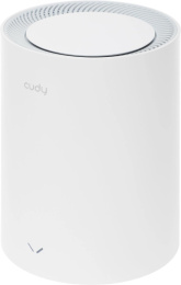 Бесшовный Mesh роутер CUDY M1800, Wi-Fi 6, AX1800, 2.4/5ГГц, 1 LAN, белый [m1800 1-pack ]