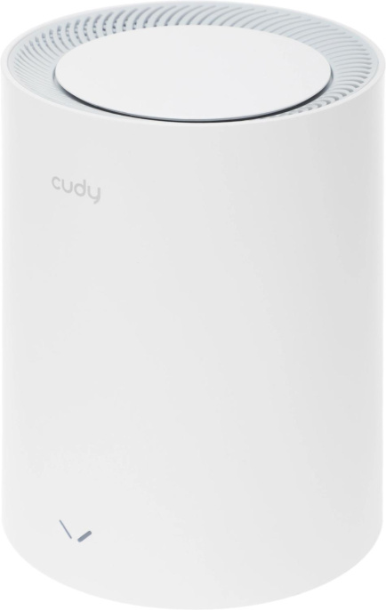Бесшовный Mesh роутер CUDY M1800, Wi-Fi 6, AX1800, 2.4/5ГГц, 1 LAN, белый [m1800 1-pack ]