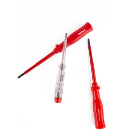 Набор диэлектрических отверток 6 предметов с тестором AV Steel AV-495105