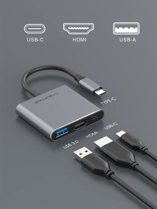 CABLETIME Док-станция Nintendo Switch CB42G CT-C160-PU31-CMHD31-S0.15 3 в 1 4K для телевизора/палубы Steam/Samsung Dex/PC