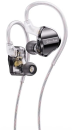 Гарнитура внутриканальные Fiio JD1 1.2м черный проводные крепление за ухом 80003799