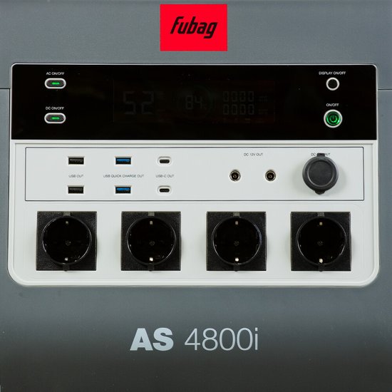 Портативная электростанция FUBAG AS 4800i аккумулятор LiFePO4