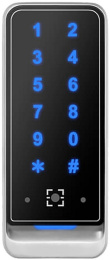 Считыватель Temid QR600-VK-M уличный, накладной, с клавиатурой, идентификация: RFID карта, пароль, QR-код, расстояние считывания: QR-код: 5 см, RFID карта: 4 см, IP65