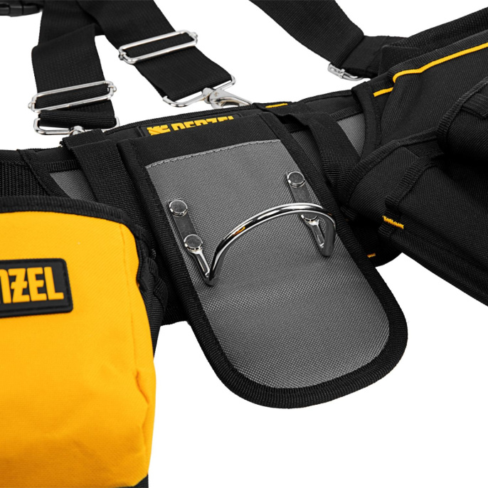 Пояс для инструментов DENZEL 90290, черный