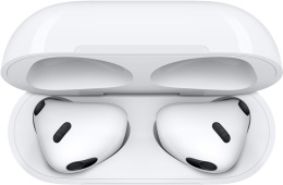 Гарнитура вкладыши Apple AirPods 3 A2565/A2564/A2897 Lightning белый беспроводные bluetooth в ушной раковине MPNY3ZA/A