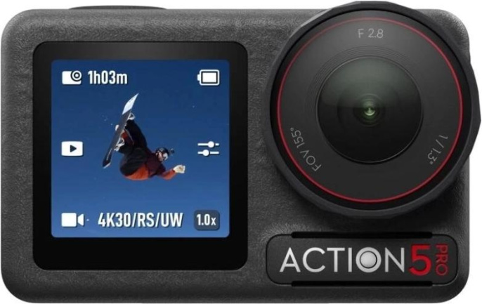 Экшн-камера DJI Osmo Action 5 Pro Standard Combo 4K,  WiFi,  черный