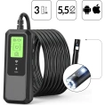 Видеоэндоскоп iCarTool WIFI 2 камеры, 3.5Мп, 2560x1440, 3м, 5.5 мм зонд IC-V803-3