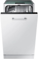 Встраиваемая посудомоечная машина Samsung DW50R4040BB/WT, узкая, ширина 45см, полновстраиваемая, загрузка 9 комплектов