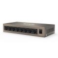 Tenda TEG1008M Коммутатор неуправляемый, 8 портов, 8x1 Гбит/с, настольный, металлический корпус