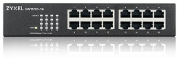 Коммутатор Zyxel GS1100-16, 16xGE, rack 19", бесшумный Отсутствует часть коробки (GS1100-16-EU0103F-NC3-001)