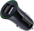 Автомобильное зарядное устройство Buro XCJ-041-2.1A, 2xUSB-A, 10.5Вт, 2.1A, черный