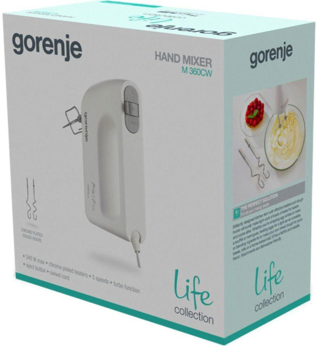 Миксер ручной M360CW WHITE 733349 GORENJE