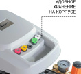 Bort KEX-3200 Мойка высокого давления [93416770] { 2800 Вт, максимальное давление 90 бар, рабочее давление 70 бар, 20 л/мин, 47 кг, набор аксессуаров 10 шт }