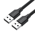 Кабель UGREEN US102-10309 USB-A 2.0 (M) to USB-A 2.0 (M), скорость до 480 Мбит/с, 1m, Black