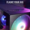 Корпус ATX Aerocool Python-G-BK-v1, Midi-Tower, без БП, черный