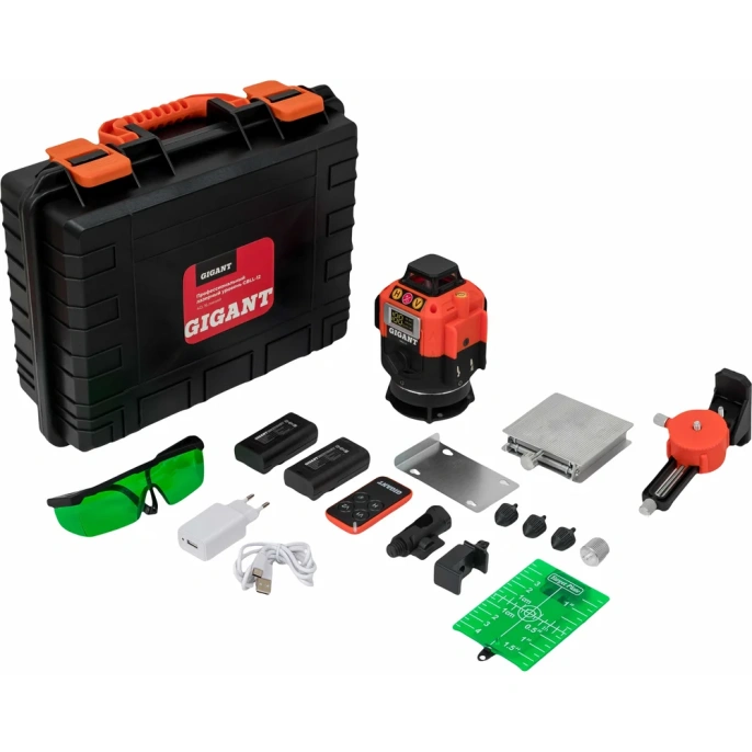 Профессиональный лазерный уровень 4D 16 линий Gigant GBLL-12