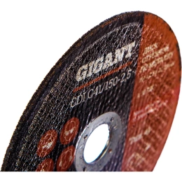 Диск отрезной по металлу 150х22х2.5 мм Gigant СDI C41/150-2,5 Россия
