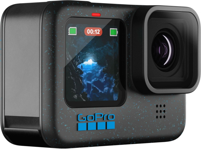 Экшн-камера GoPro HERO12 Hero12 5.3K, WiFi, черный [chdhx-121-rw]