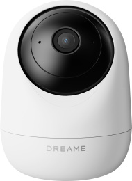Внутренняя камера Dreame NAVO Care SE 1 Incam White (A121) (материал: PC+ABS с нескользящей накладкой снизу, эффективные пиксели 1080p (3 Мп) 2304(В)x1296(V), частота смены кадров - 20 кадров/с, беспроводная связь 2.4 ГГц и 5 ГГц Wi-Fi, инфракрасное излуч