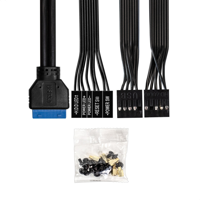 Корпус Minitower ExeGate BAA-308MU2 (mATX, без БП, 1*USB+2*USB3.0, HD Audio, черный) EX299073RUS