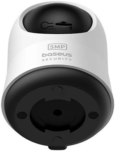 Видеокамера Baseus S0TV022132 Security P1 Pro 3K White (S0TV02) (разрешение: 2880x1620, поле зрения: 108°, ночное видение: ИК, подключение: Wi-Fi 2.4 ГГц, Bluetooth 5.2, двусторонний звук, питание: от батареи, защита: IP54)