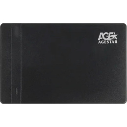 AgeStar 3UB2P3 BLACK пластик, чёрный. UASP USB 3.0 Внешний корпус 2.5" SATAIII HDD/SS