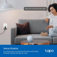 Умная розетка TP-LINK Tapo P110M,  EU,  Wi-Fi,  белый