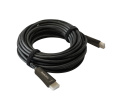 Кабель аудио-видео Digma HDMI 2.0 AOC, HDMI m - HDMI m , ver 2.0, 30м, GOLD, черный [bhp aoc 2.0-30]