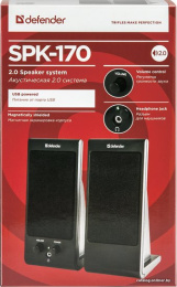 Defender SPK-170 Акустическая система 2.0 мощность 4Вт USB