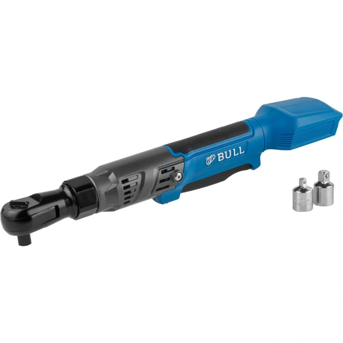 Аккумуляторная угловая трещотка (гайковерт) BULL CRW 9020 в кор. 90 Нм, 0-200 об/мин., LED 1333566