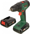 Дрель-шуруповерт Bosch UniversalDrill 18V аккум. патрон:быстрозажимной кейс в комплекте 06039D4002