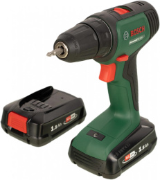 Дрель-шуруповерт Bosch UniversalDrill 18V аккум. патрон:быстрозажимной кейс в комплекте 06039D4002