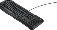 Клавиатура Logitech K120 for Business |920-002522| черная, офисная, 104 клавиши, защита от воды, USB 1,5м, brown box, 021419