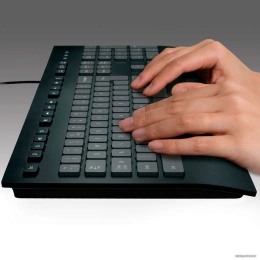 Клавиатура проводная LOGITECH K280e черный (USB, 103 клавиши, водостойкая) (920-005215)