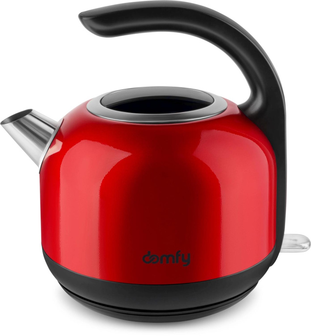 Чайник электрический DOMFY DSC-EK506, 1.7л, металл/пластик