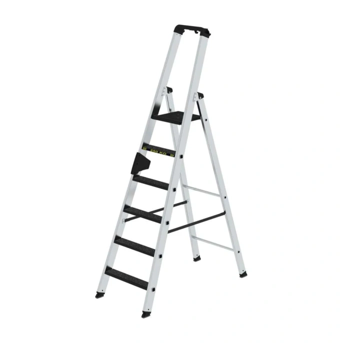 Стремянка MUNK 6 ступеней с покрытием Clip-Step R13 с рукояткой Ergo-pad нагрузка до 250 кг 042706