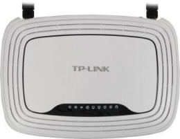 Wi-Fi роутер TP-LINK TL-WR841N,  Wi-Fi 4,  N300,  2.4ГГц, 4 LAN,  белый
