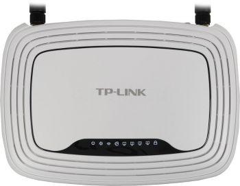Wi-Fi роутер TP-LINK TL-WR841N, Wi-Fi 4, N300, 2.4ГГц, 4 LAN, белый