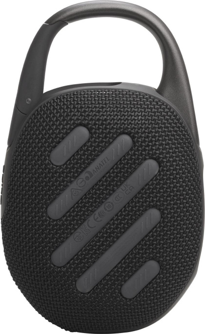 Колонка порт. JBL Clip 5 черный 7W 1.0 BT 10м 1400mAh (15074899)