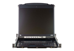 KVM консоль ATEN 19" 8-Port PS/2-USB VGA Dual Rail LCD KVM Switch CL5808N-ATA-RG