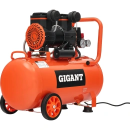 Безмасляный малошумный компрессор Gigant (50 л; 8 бар; 225 л/мин) GSWK-50/1400