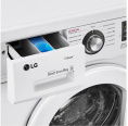 Стиральная машина LG F1296NDS0, с фронтальной загрузкой, 6кг, 1200об/мин, с паром, инверторная