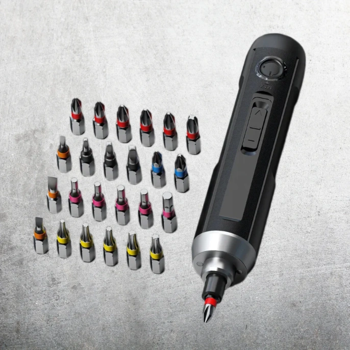 Аккумуляторная отвертка с прямой ручкой DELI DL-DP04-E1B2 102989