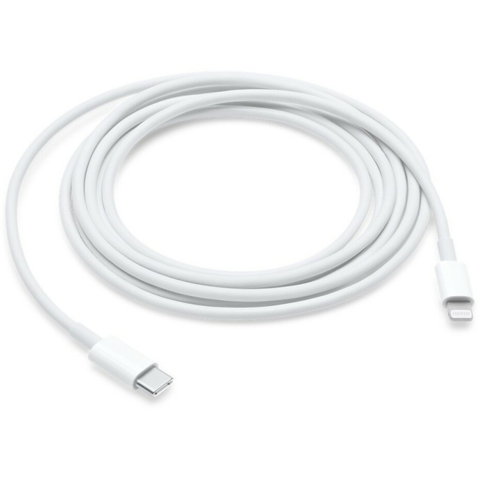 Кабель Apple MQGH2ZM/A, Lightning m - USB Type-C m , 2м, MFI, белый