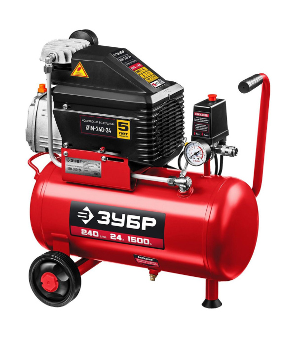 Компрессор поршневой ЗУБР КПМ-240-24 Н6 масляный