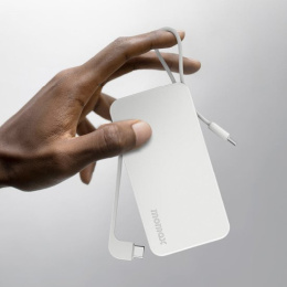 Внешний аккумулятор Momax IP138 1-Power Vital+ 10000mAh Белый IP138W вход USB-C: PD 30 Вт, выходной кабель USB-C1: 30 Вт, выходной кабель USB-C2: 15 Вт, совместимость