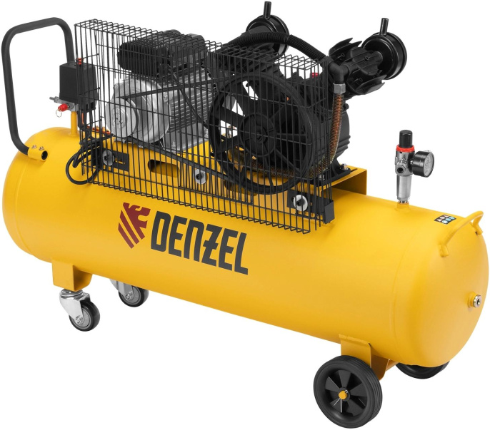 Компрессор поршневой DENZEL BCV2300/100 масляный [58111]