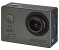 Экшн-камера DIGMA DiCam 300 4K,  WiFi,  серый [dc300]
